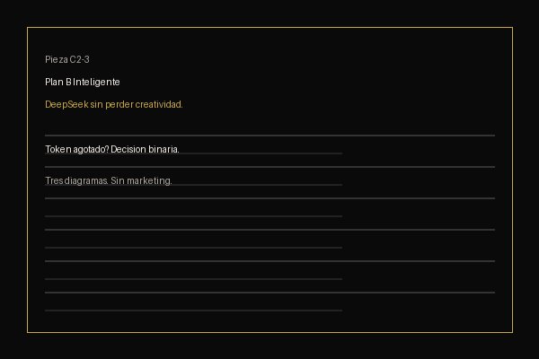 Pliego interior de la Edición II — Cuando la IA dice no por hoy